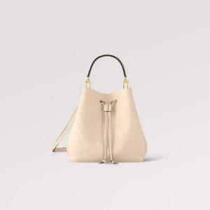 LV M46526 Louis Vuitton NéoNoé MM Bucket Bag Crème Beige