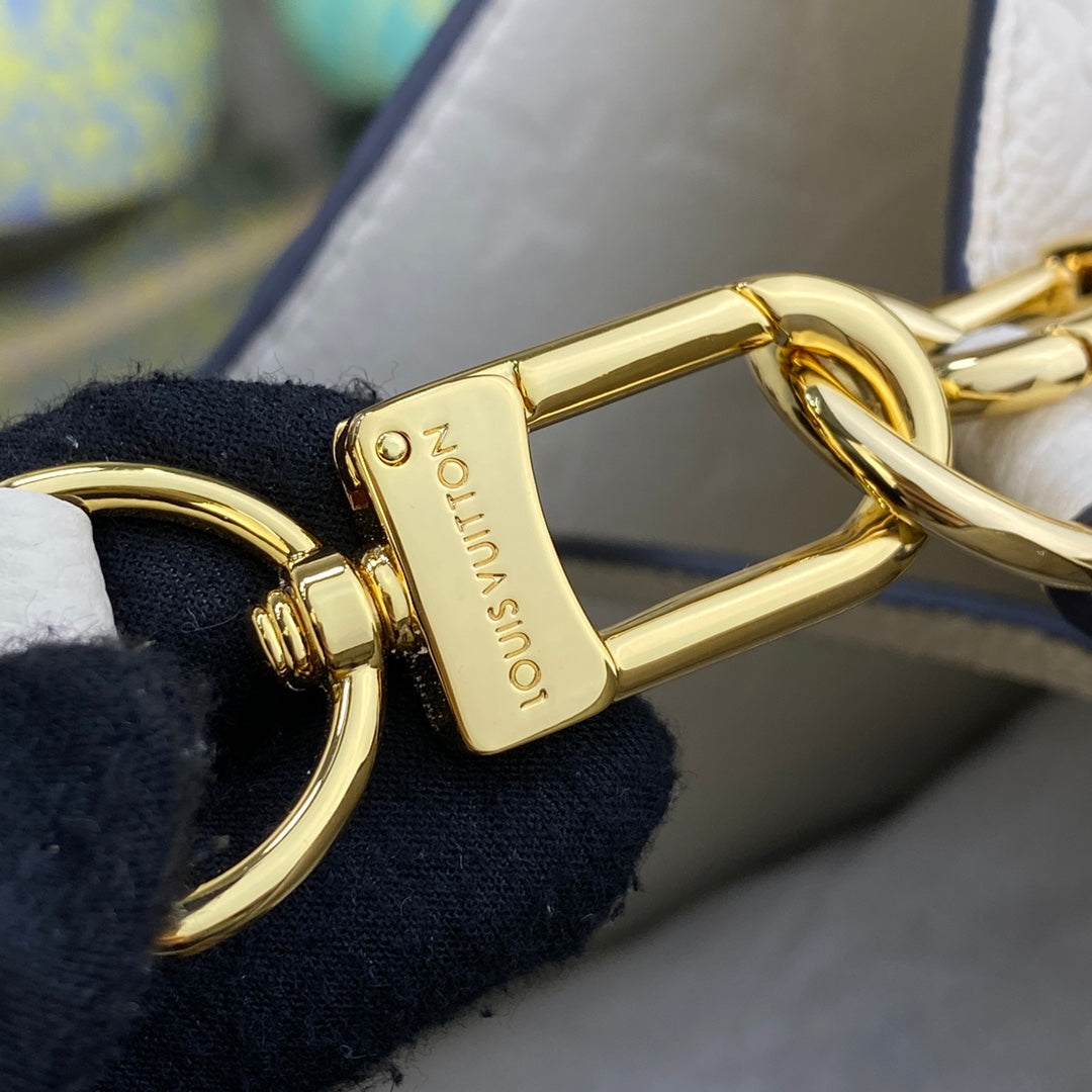 LV M46526 Louis Vuitton NéoNoé MM Bucket Bag Crème Beige - Image 11