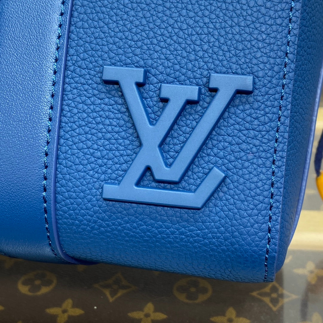 LV M23725 Louis Vuitton City Keepall Bag Dark Blue - Image 6