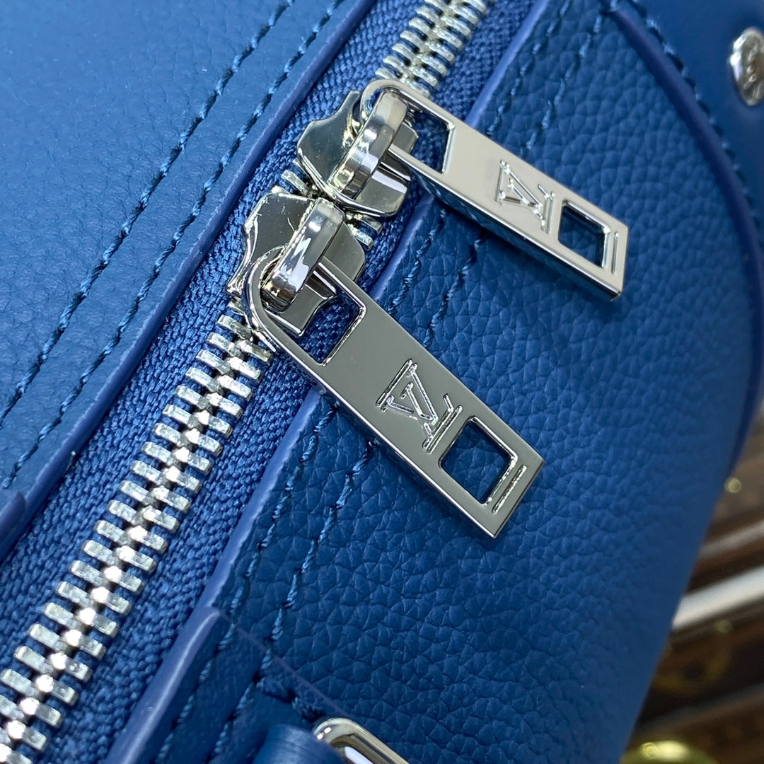 LV M23725 Louis Vuitton City Keepall Bag Dark Blue - Image 7