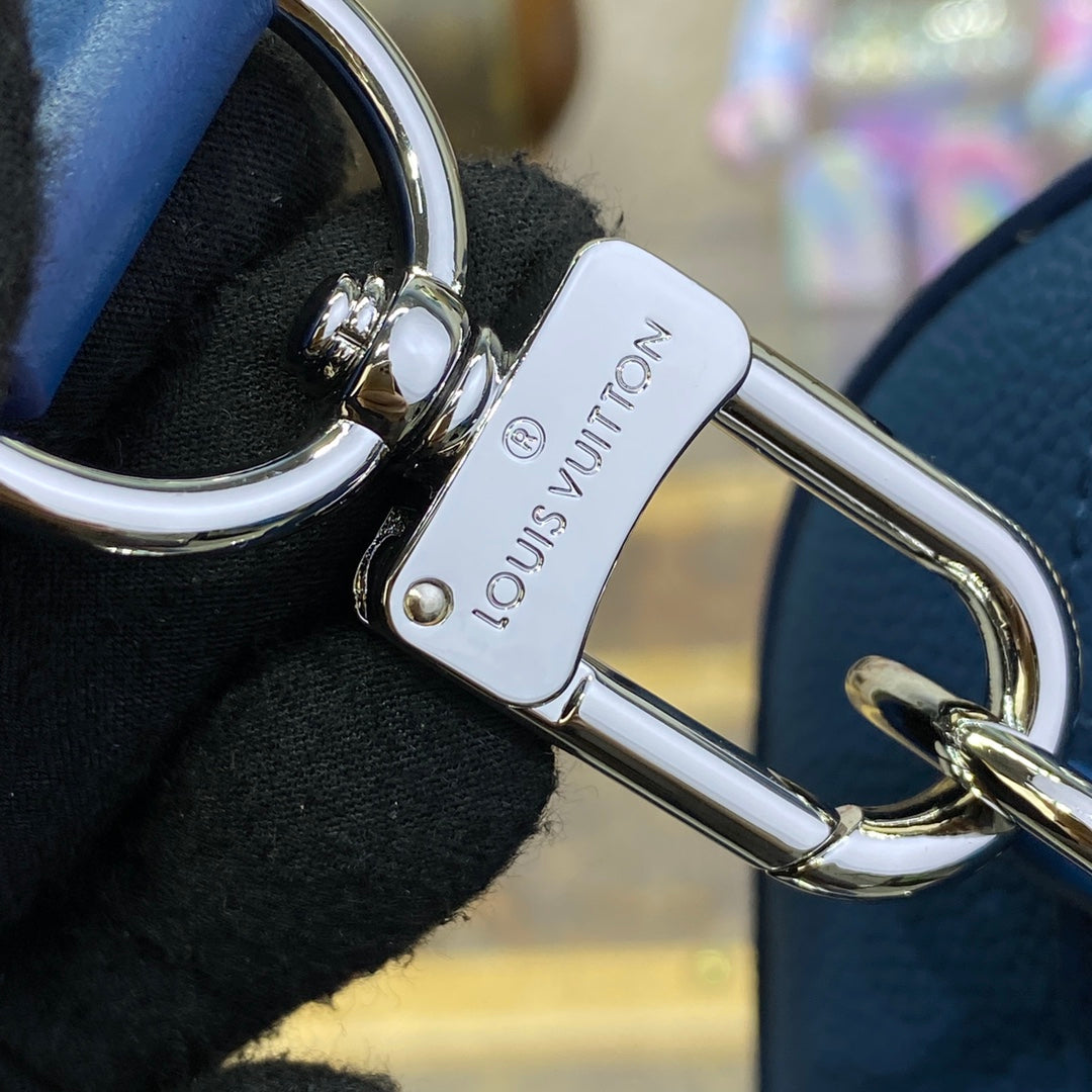 LV M23725 Louis Vuitton City Keepall Bag Dark Blue - Image 8