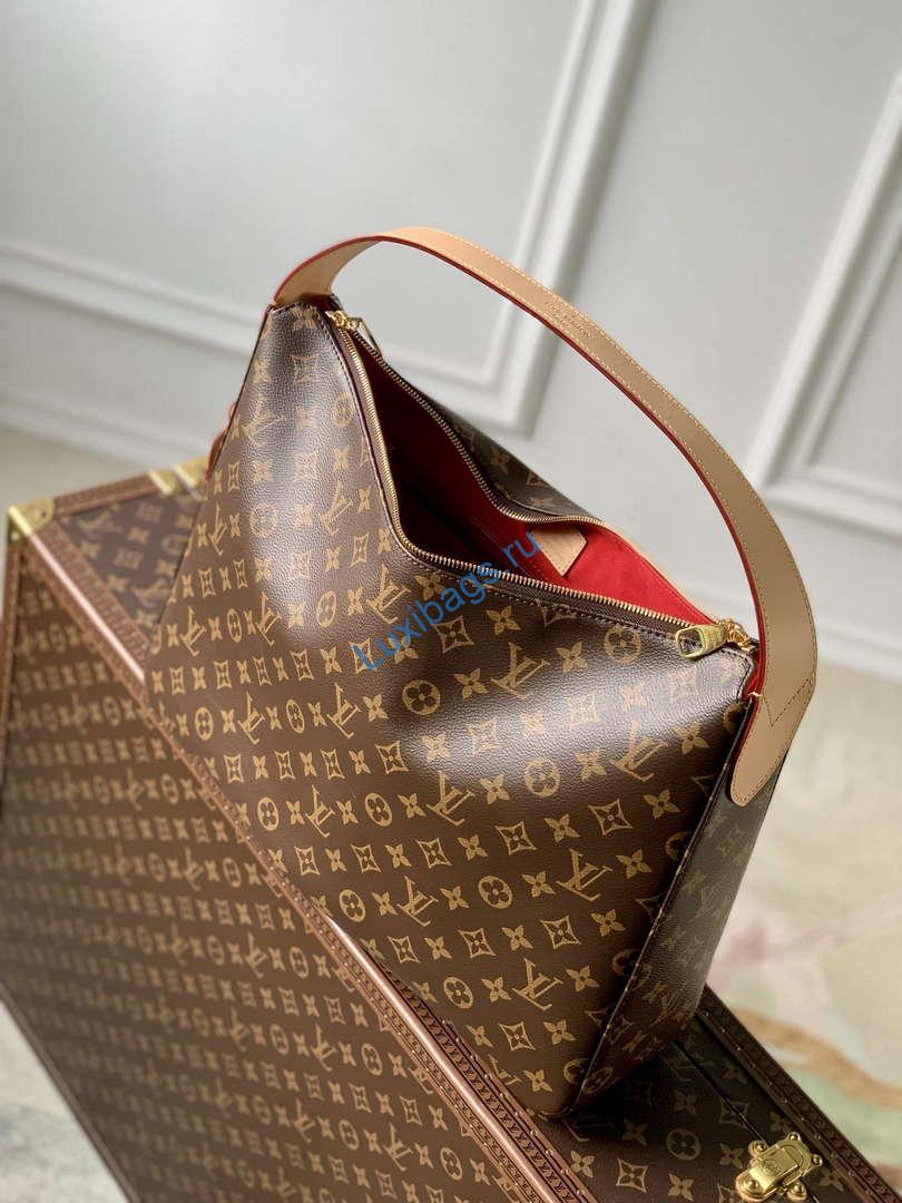 LV M12098 Louis Vuitton Slouchy MM Bag Monogram - Image 8