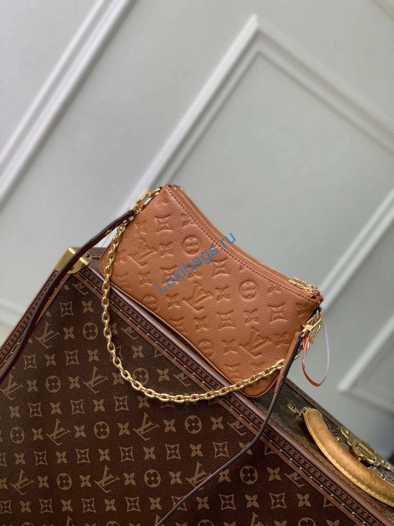 LV M11916 Louis Vuitton Liv Pochette Bag Cognac - Image 2