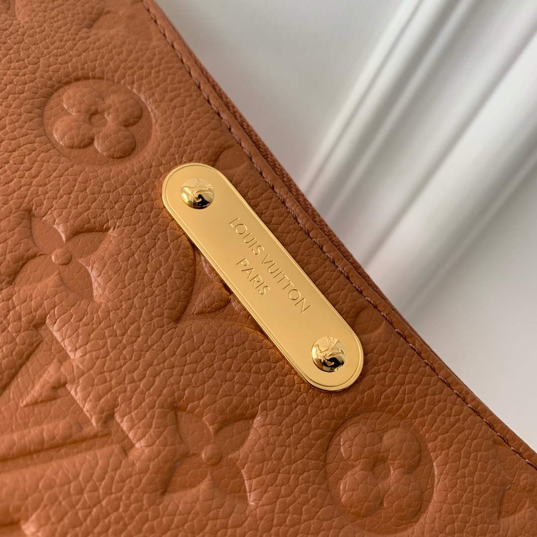 LV M11916 Louis Vuitton Liv Pochette Bag Cognac - Image 4