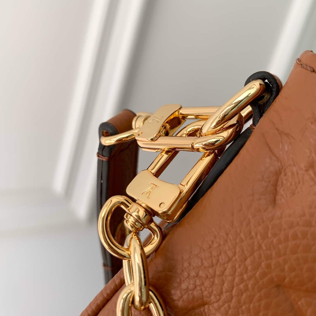 LV M11916 Louis Vuitton Liv Pochette Bag Cognac - Image 6