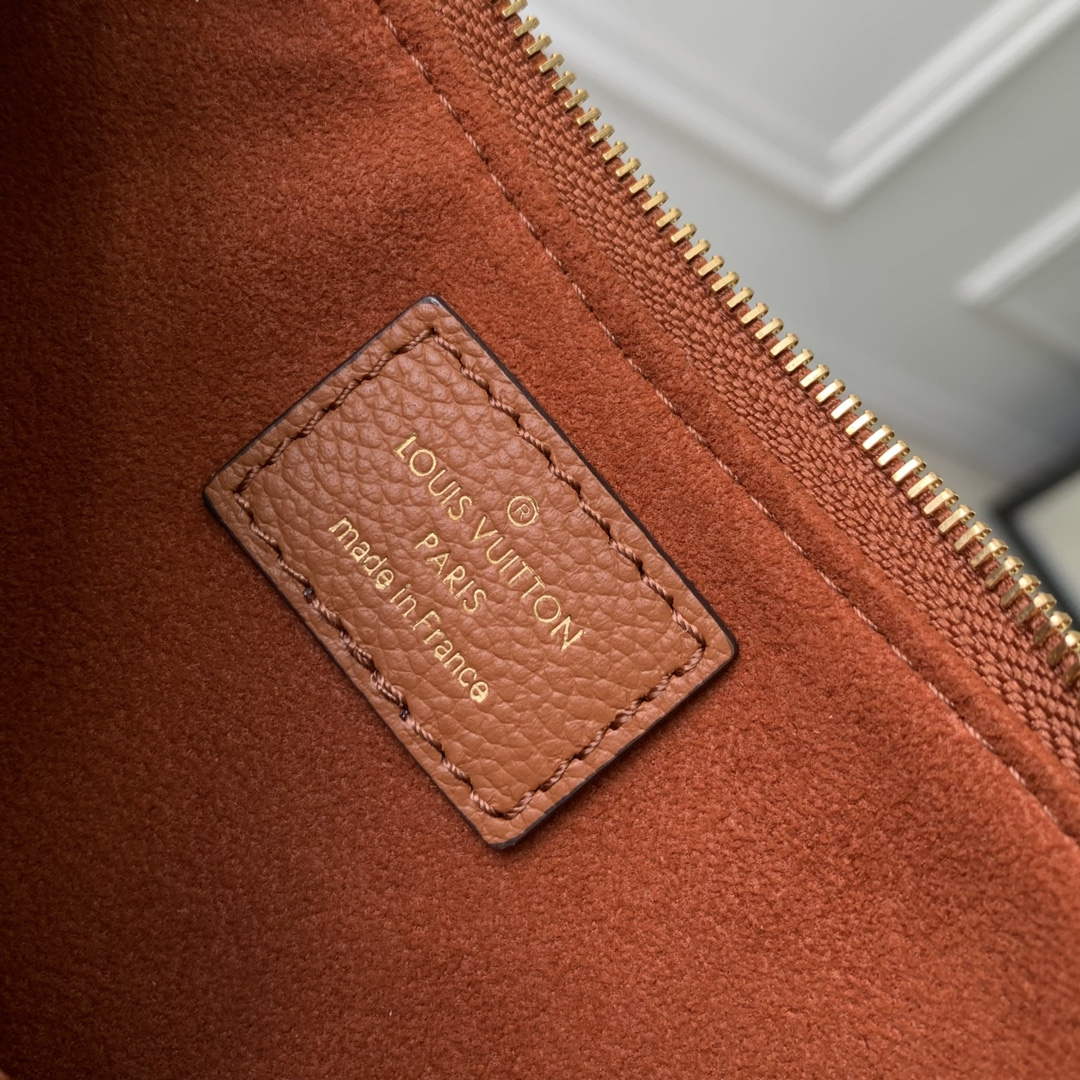 LV M11916 Louis Vuitton Liv Pochette Bag Cognac - Image 7