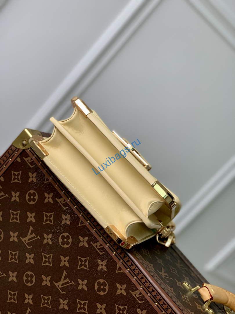 LV M22597 Louis Vuitton Mini Dauphine Black Yellow - Image 6