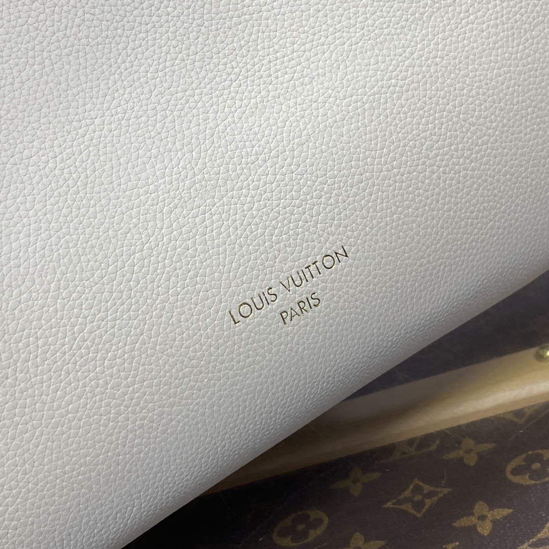 LV M25341 Louis Vuitton Low Key Cabas MM Bag Off White - Image 9