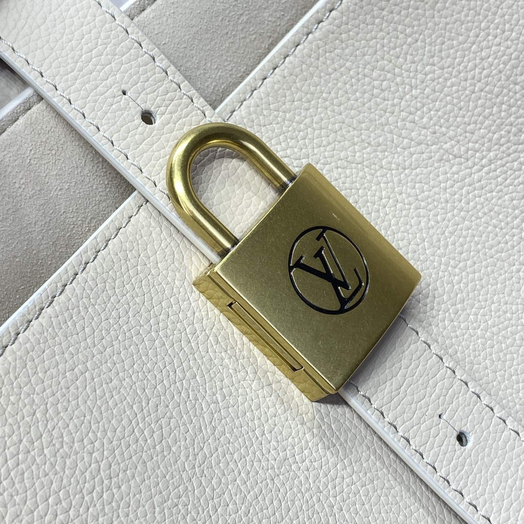 LV M25341 Louis Vuitton Low Key Cabas MM Bag Off White - Image 14