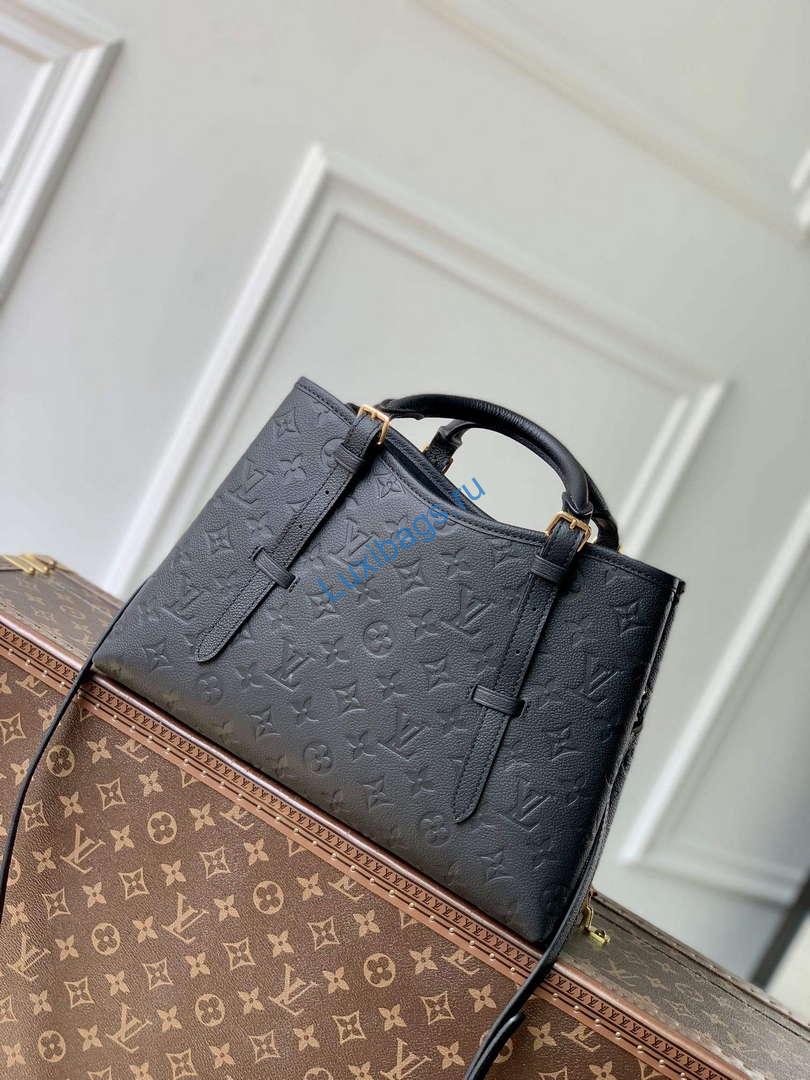 LV M47185 Louis Vuitton Babylone Tote MM Bag Black - Image 2