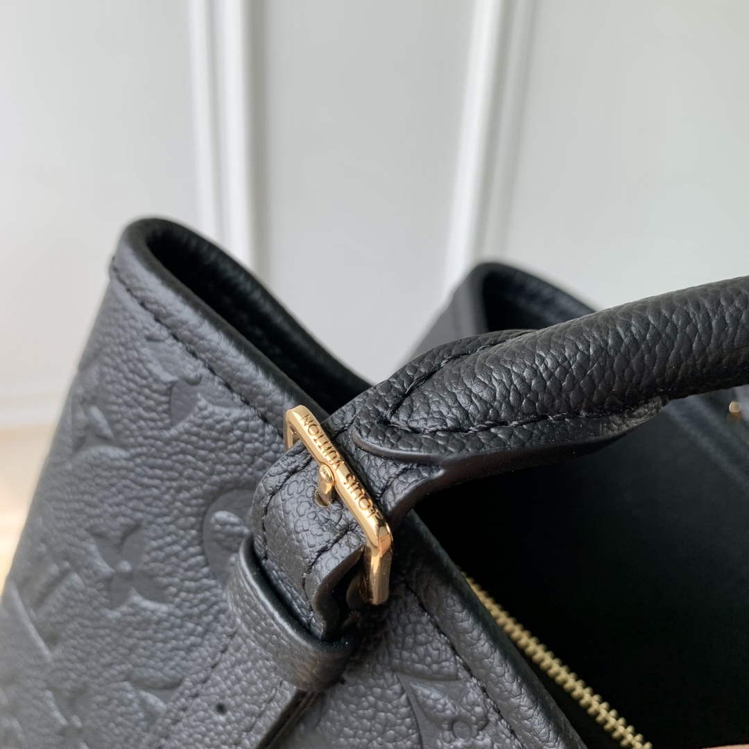 LV M47185 Louis Vuitton Babylone Tote MM Bag Black - Image 4