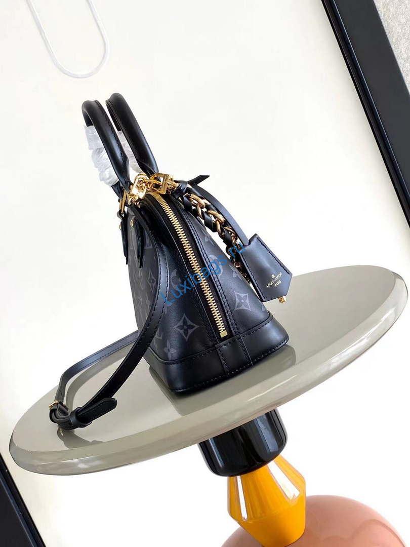 LV M12289 Louis Vuitton New Alma BB Bag Other Leathers Black