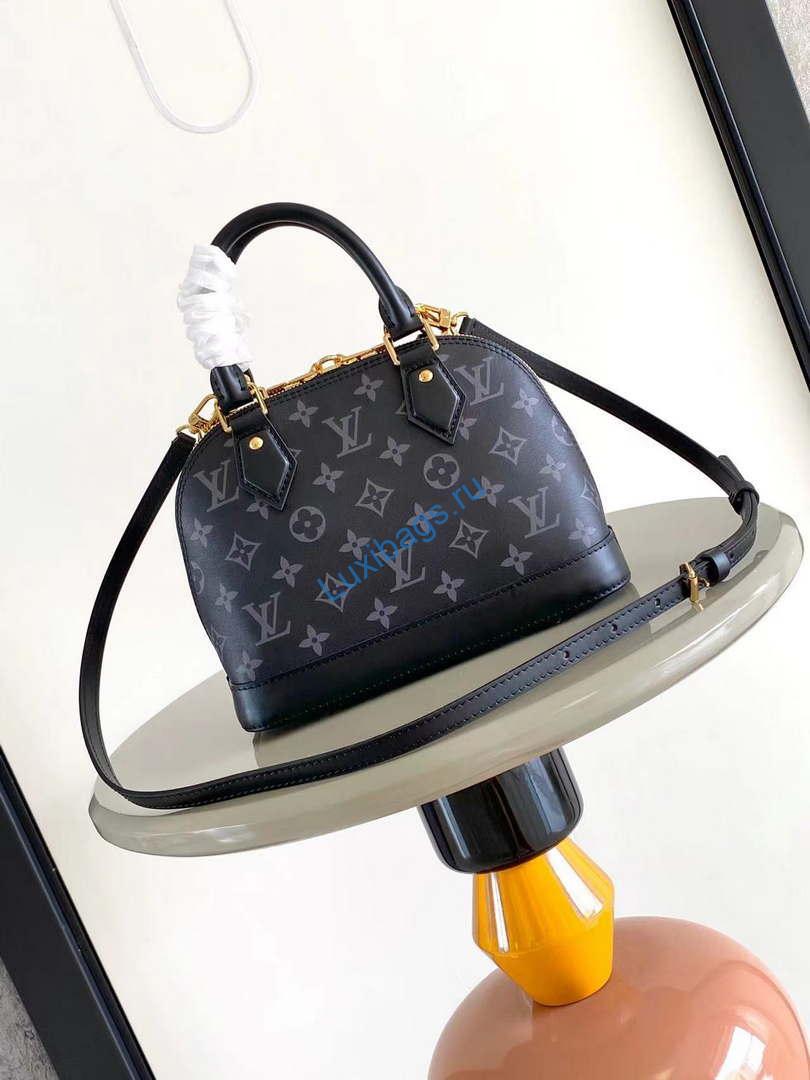 LV M12289 Louis Vuitton New Alma BB Bag Other Leathers Black - Image 2