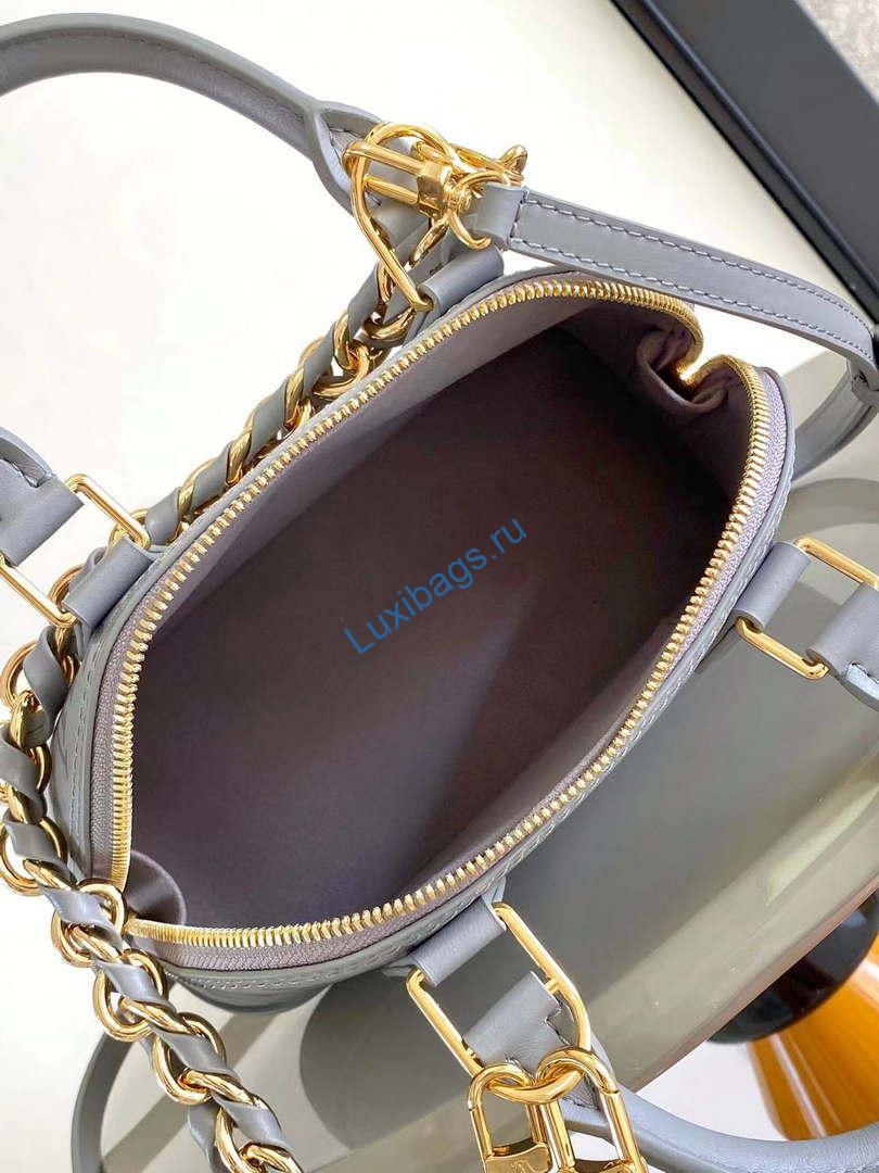 LV M12561 Louis Vuitton New Alma BB Bag Other Leathers Gris Trianon - Image 6