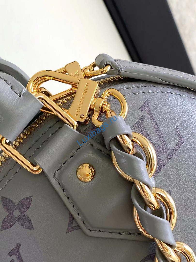 LV M12561 Louis Vuitton New Alma BB Bag Other Leathers Gris Trianon - Image 8