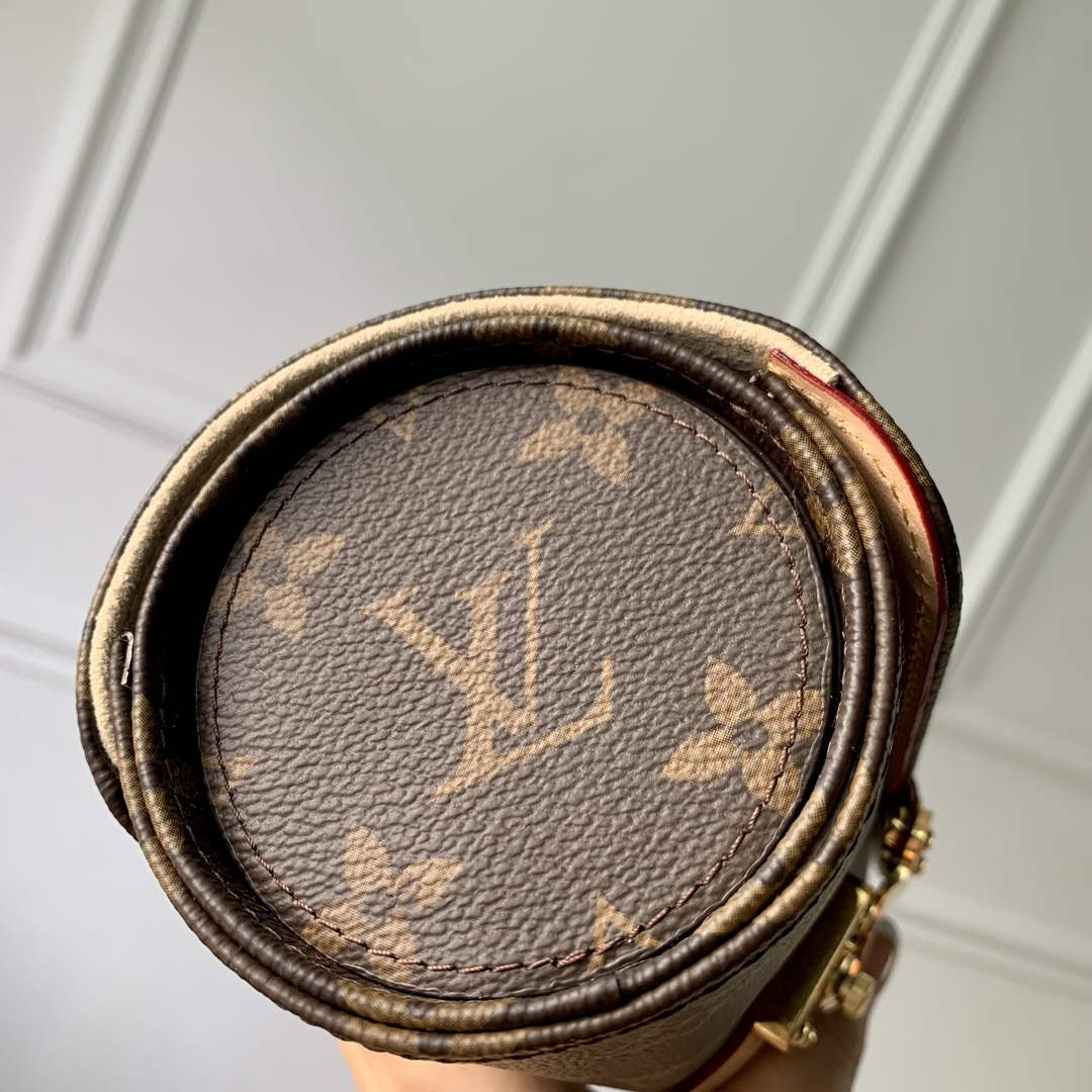 LV M10145 Louis Vuitton Etui Bijoux Jewellery Case Monogram Coated Canvas - Image 5
