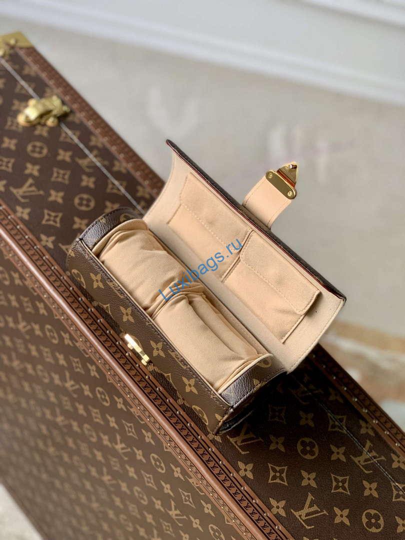 LV M10145 Louis Vuitton Etui Bijoux Jewellery Case Monogram Coated Canvas - Image 7
