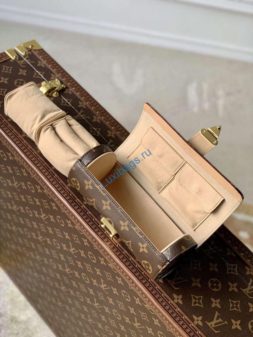 LV M10145 Louis Vuitton Etui Bijoux Jewellery Case Monogram Coated Canvas - Image 8