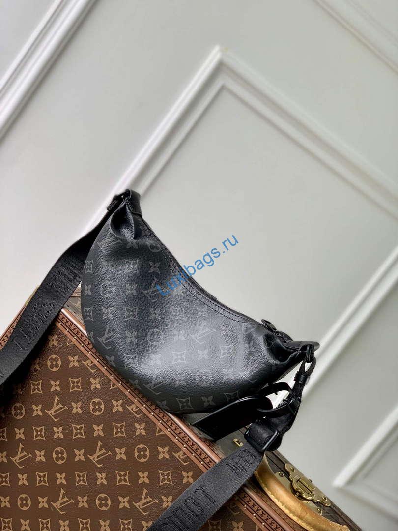 LV M47158 Louis Vuitton Hamac Bag PM Bag Black - Image 2