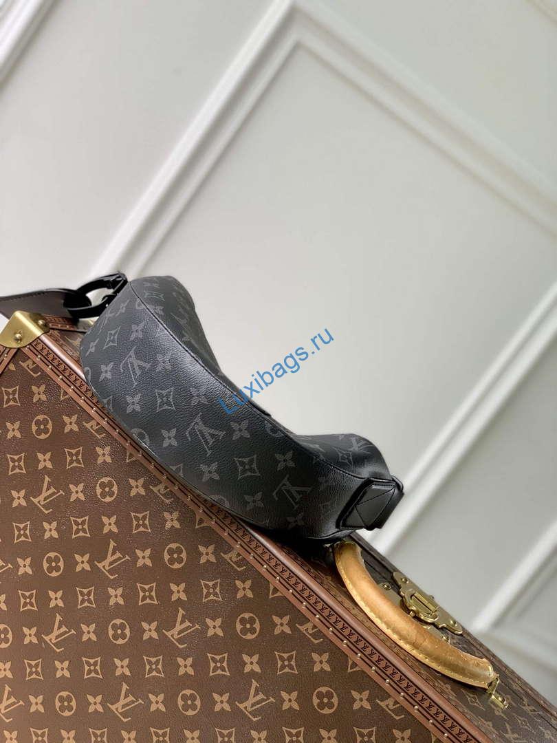 LV M47158 Louis Vuitton Hamac Bag PM Bag Black - Image 3