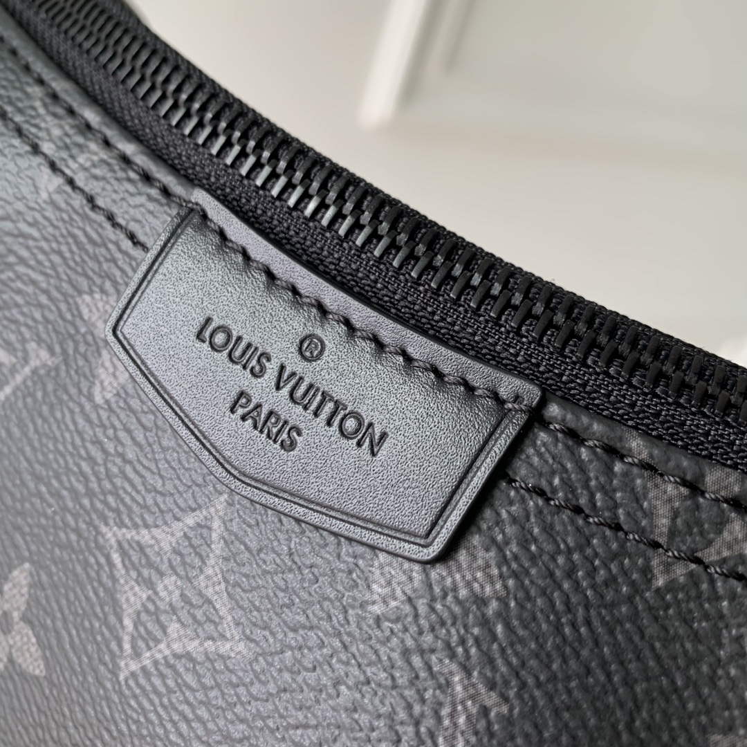 LV M47158 Louis Vuitton Hamac Bag PM Bag Black - Image 4
