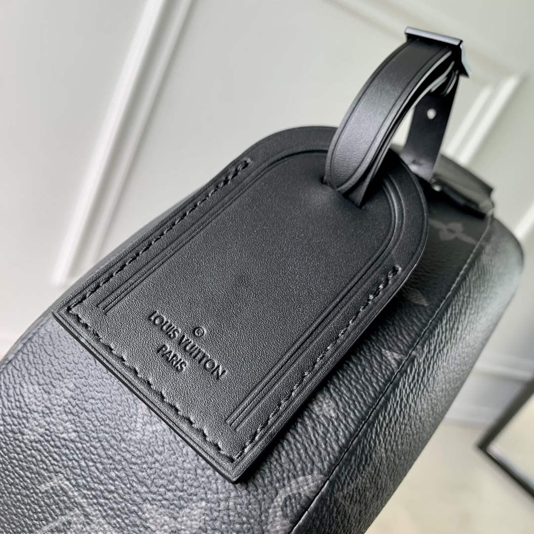 LV M47158 Louis Vuitton Hamac Bag PM Bag Black - Image 6
