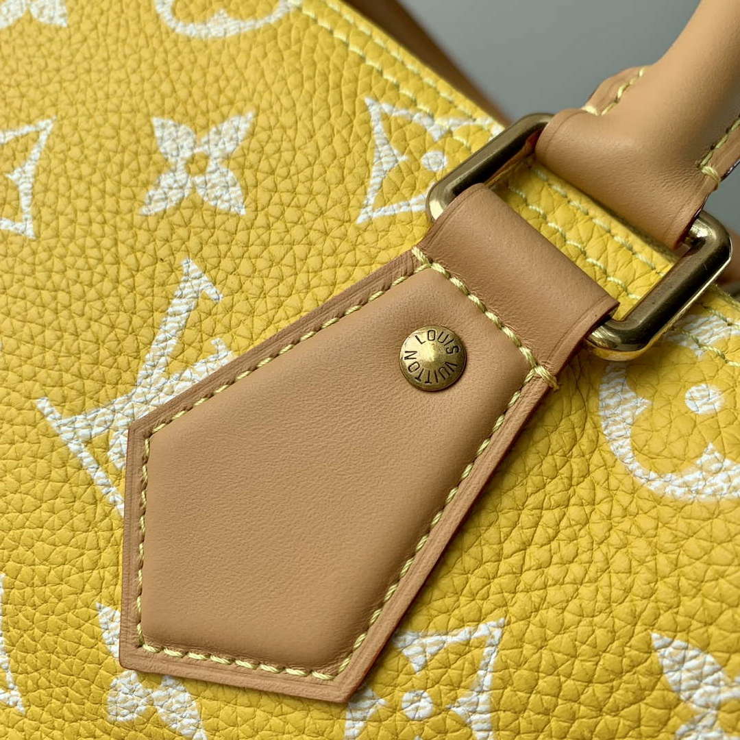LV M24419 Louis Vuitton Speedy P9 Bandoulière 40 Bag Monogram Leather Yellow - Image 4
