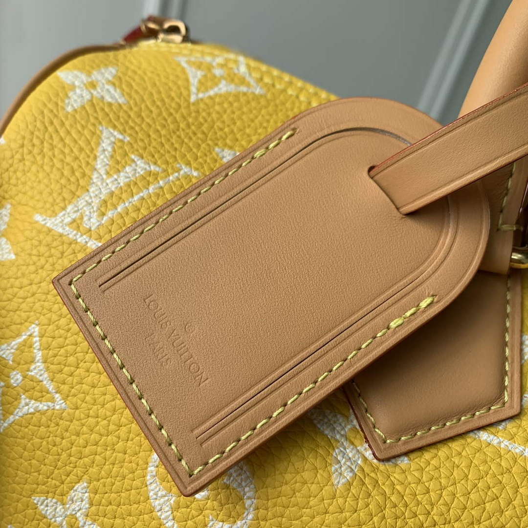 LV M24419 Louis Vuitton Speedy P9 Bandoulière 40 Bag Monogram Leather Yellow - Image 5