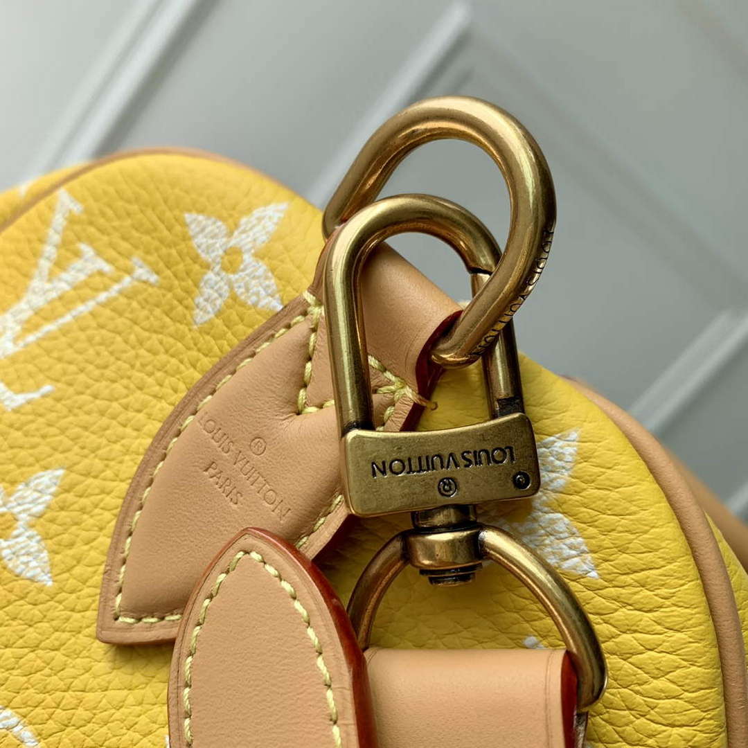 LV M24419 Louis Vuitton Speedy P9 Bandoulière 40 Bag Monogram Leather Yellow - Image 6