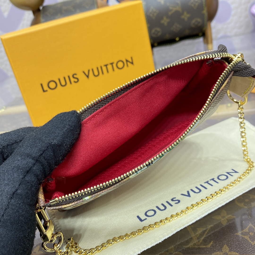 LV M58009 Louis Vuitton Mini Pochette Accessoires Monogram Canvas - Image 9