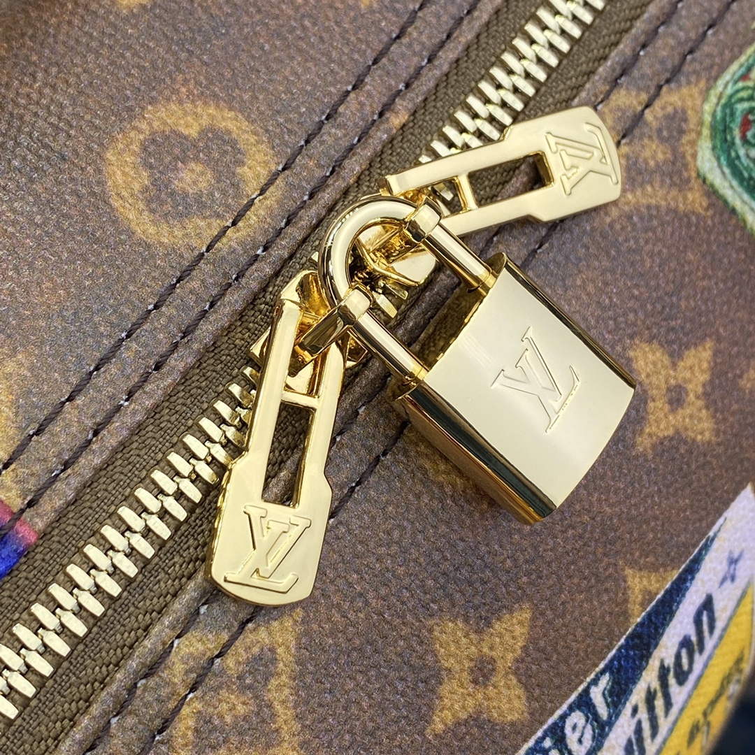 LV M47087 Louis Vuitton Speedy Bandoulière 30 Handbag Monogram Canvas - Image 5