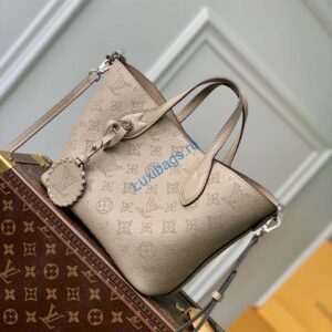 LV M21849 Louis Vuitton Blossom PM Mahina Tote Bag Galet