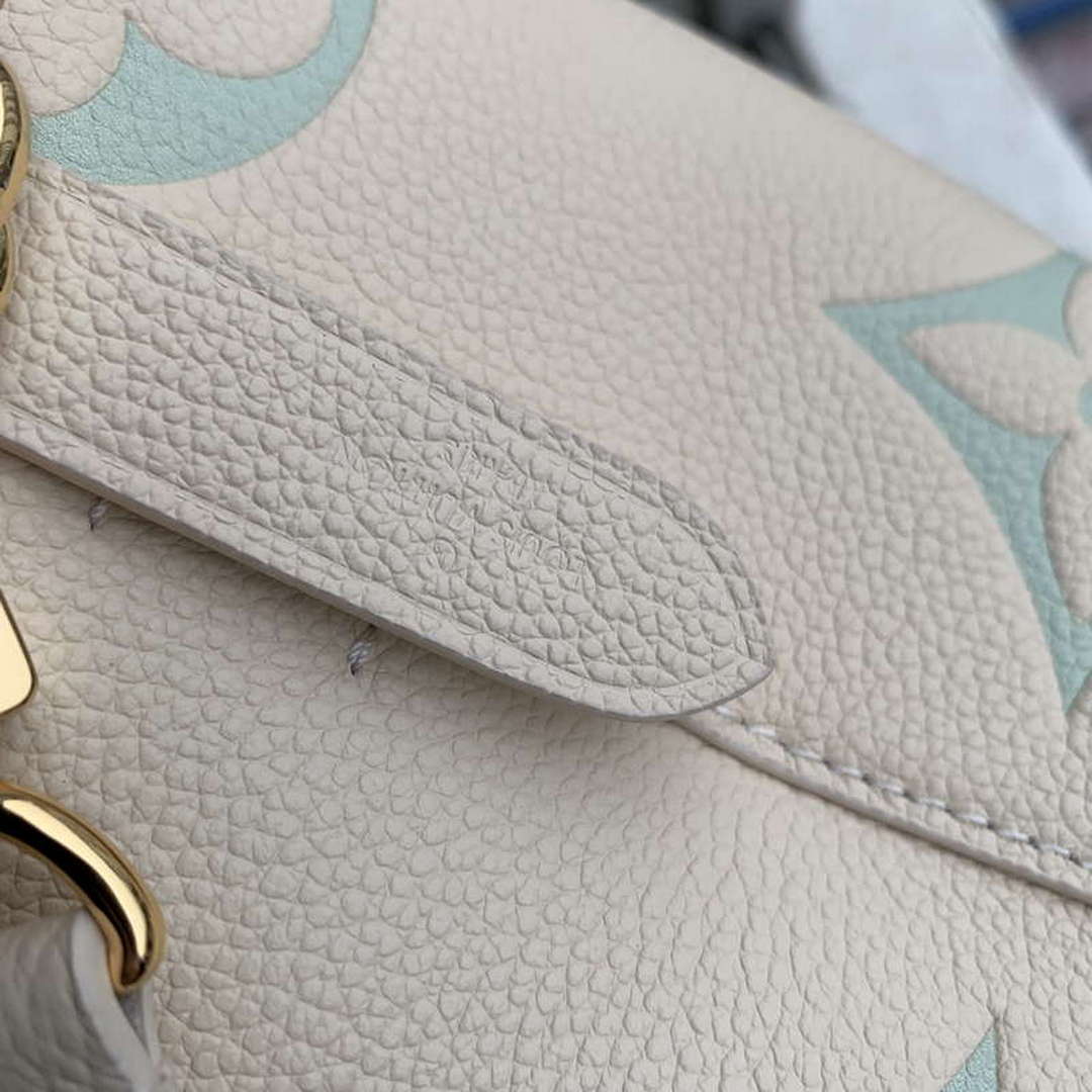 LV M24048 Louis Vuitton NéoNoé BB Bucket Bag Latte White Matcha - Image 7