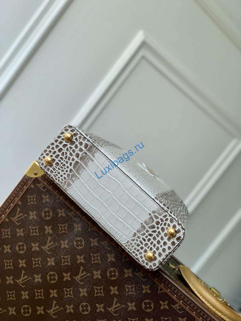 LV M48865 Louis Vuitton Capucines BB Handbag Himalayas - Image 3