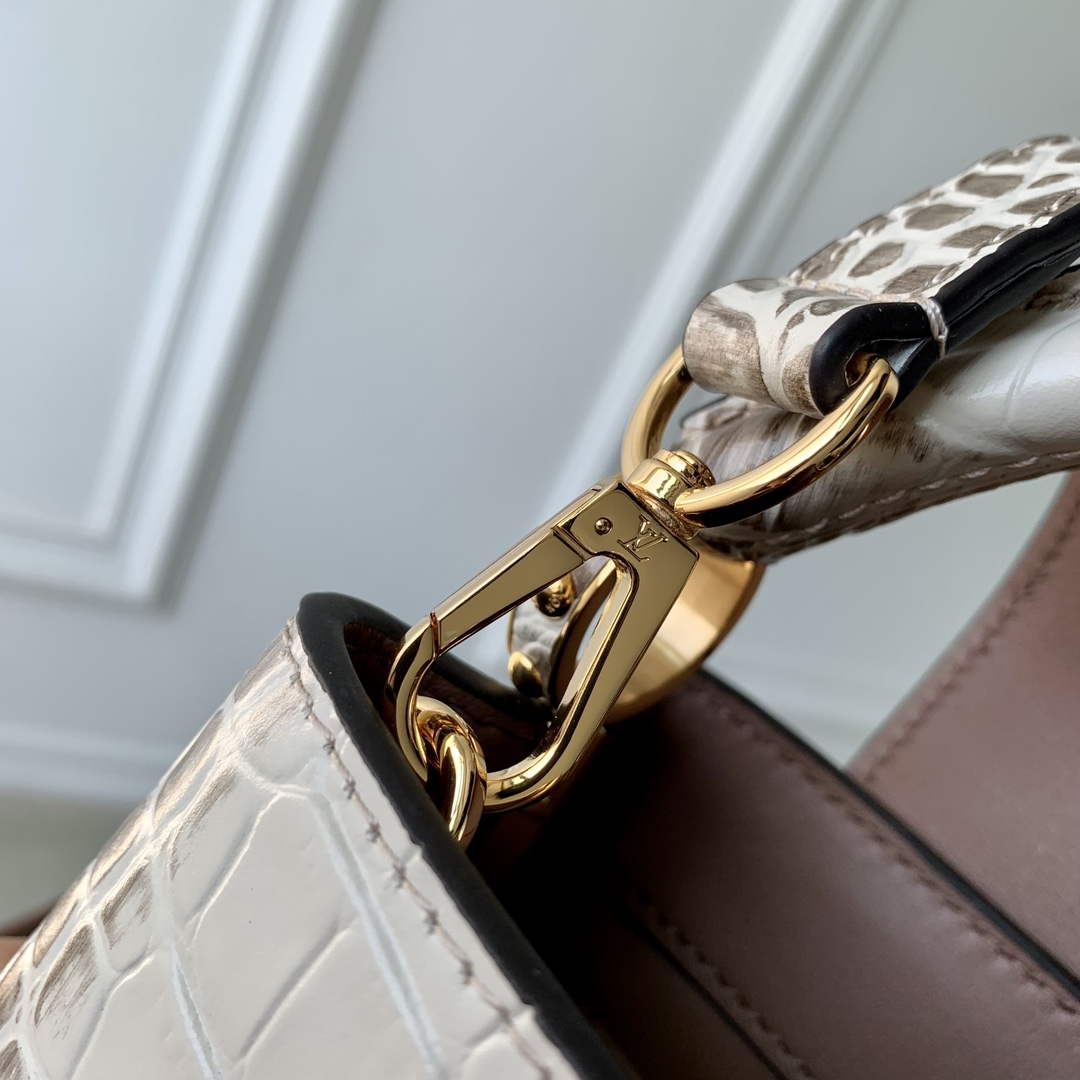 LV M48865 Louis Vuitton Capucines BB Handbag Himalayas - Image 6