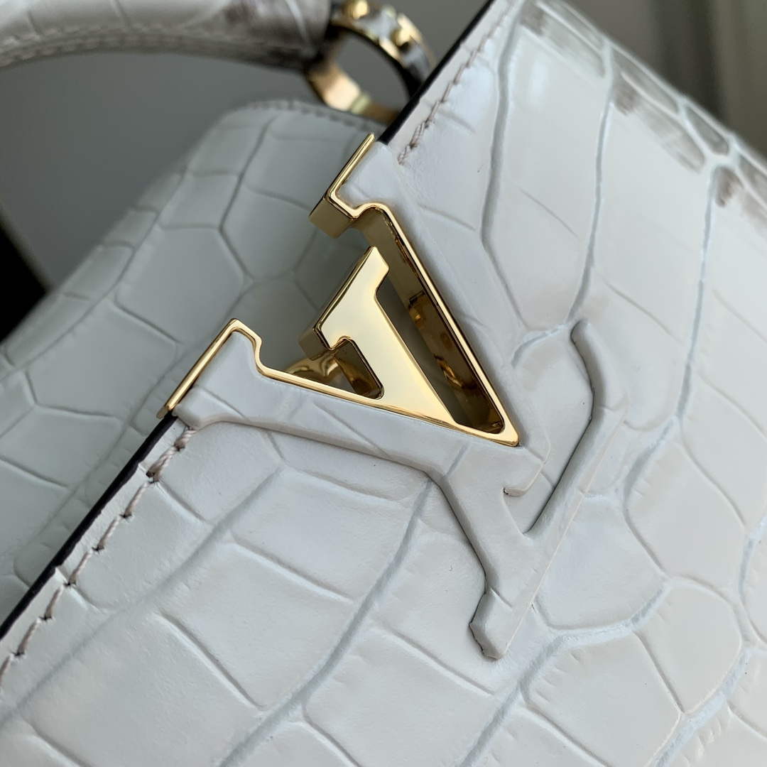 LV M48865 Louis Vuitton Capucines BB Handbag Himalayas - Image 7