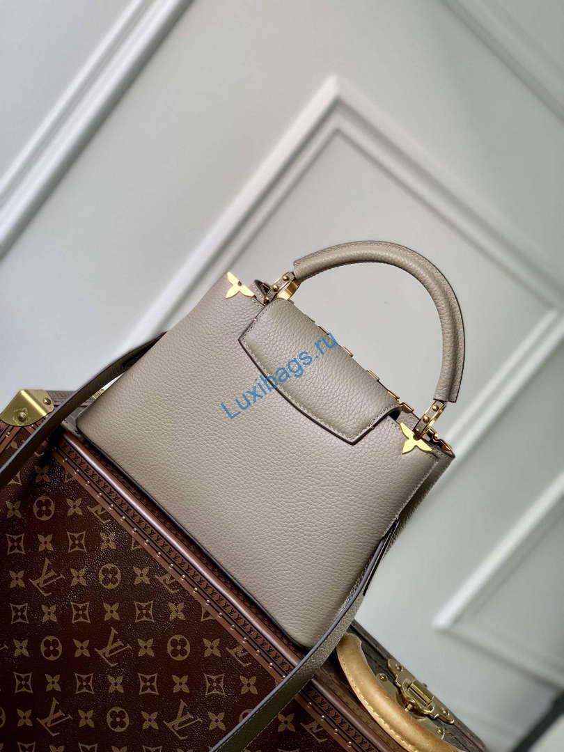 LV M24567 Louis Vuitton Capucines BB Handbag Galet - Image 2