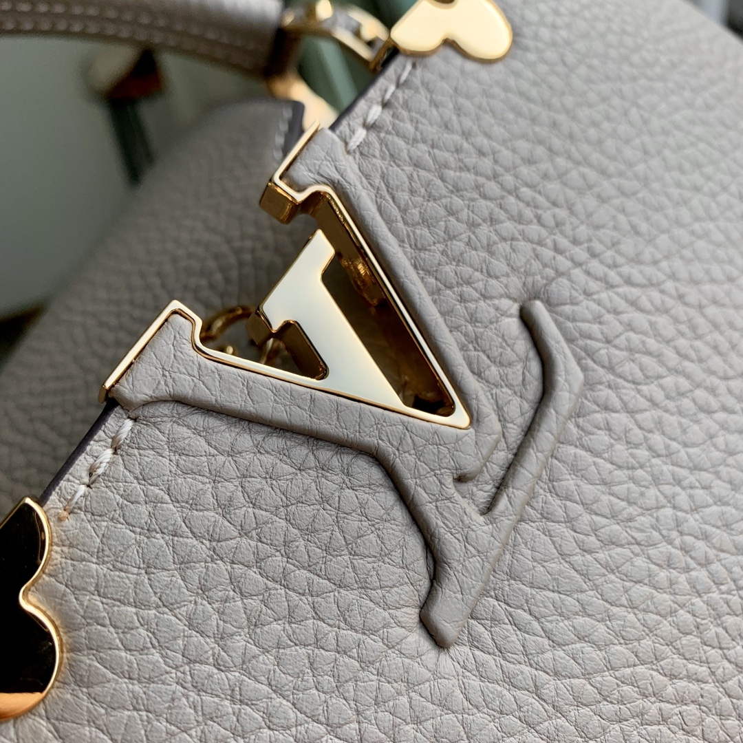 LV M24567 Louis Vuitton Capucines BB Handbag Galet - Image 4