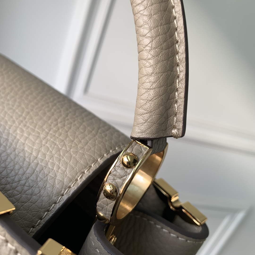 LV M24567 Louis Vuitton Capucines BB Handbag Galet - Image 7