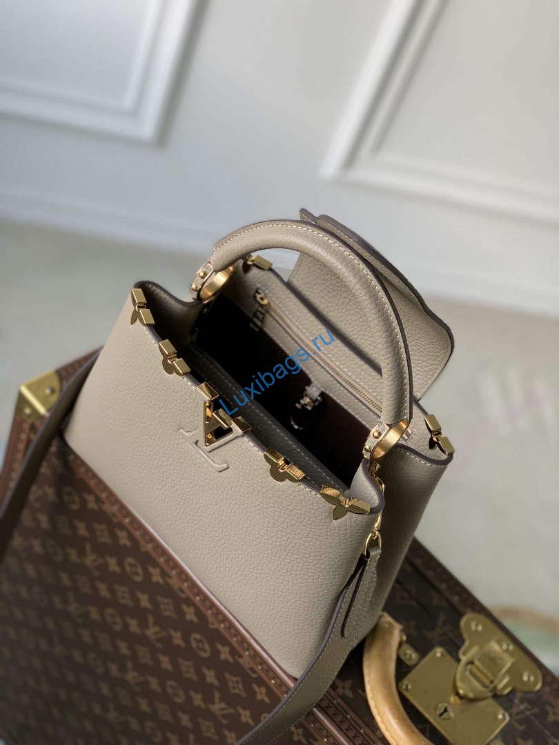 LV M24567 Louis Vuitton Capucines BB Handbag Galet - Image 8