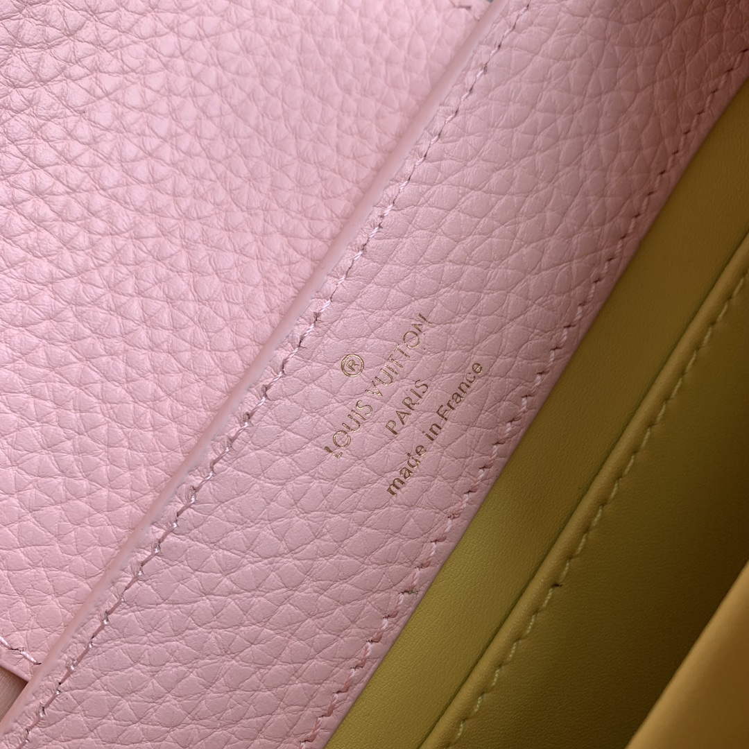 LV M23363 Louis Vuitton Capucines Mini Handbag Jasmine Pink - Image 8
