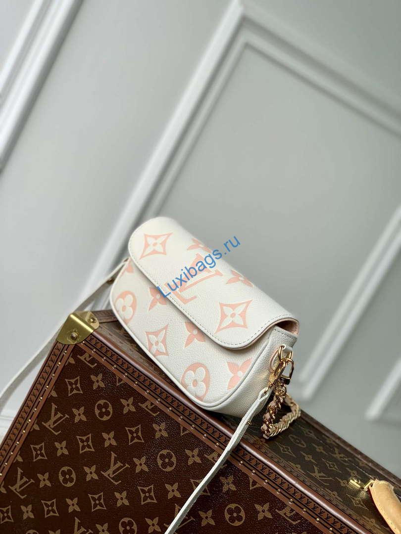LV M82211 Louis Vuitton Wallet On Chain Ivy Bag Off-white/pink - Image 2
