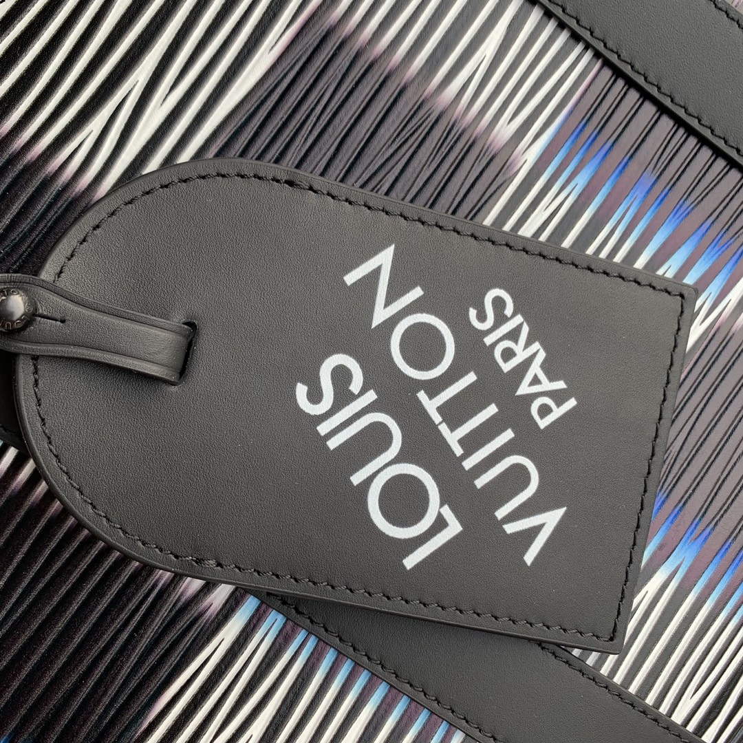 LV M23771 Louis Vuitton Keepall Bandoulière 50 Bag Blue Moon - Image 4