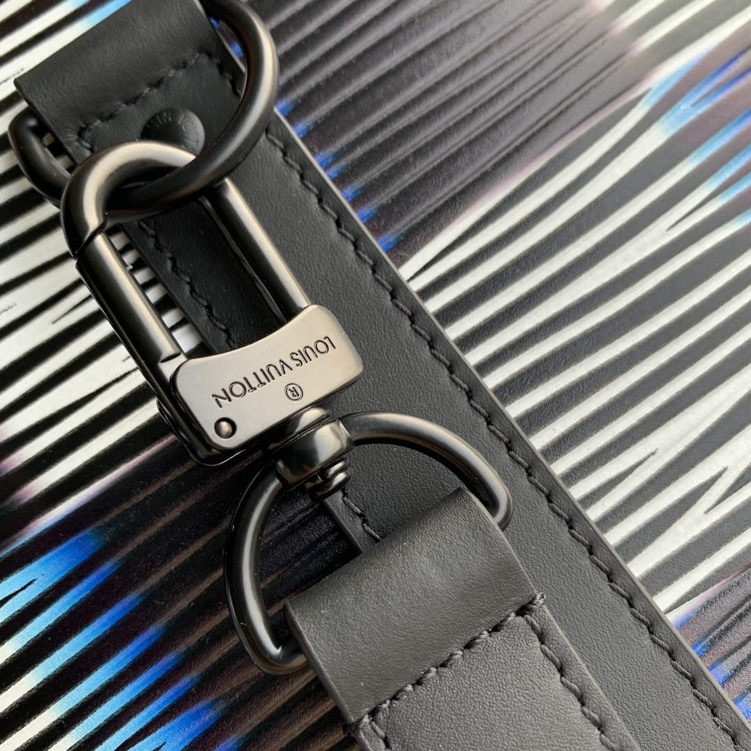 LV M23771 Louis Vuitton Keepall Bandoulière 50 Bag Blue Moon - Image 6