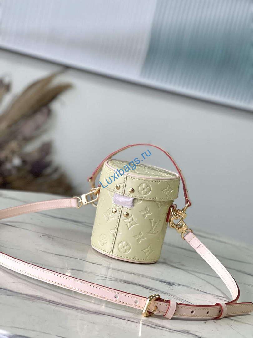 LV M24099 Louis Vuitton Astor Monogram Vernis Bag Yellow - Image 2