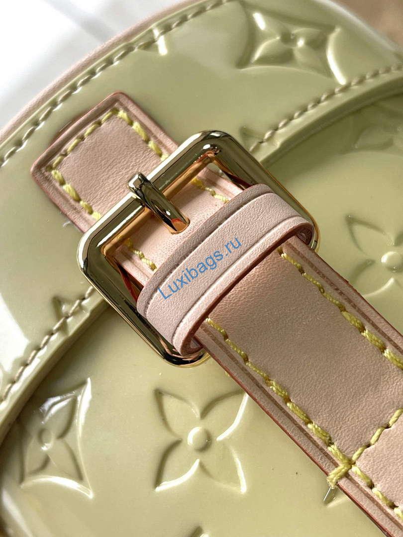 LV M24099 Louis Vuitton Astor Monogram Vernis Bag Yellow - Image 5