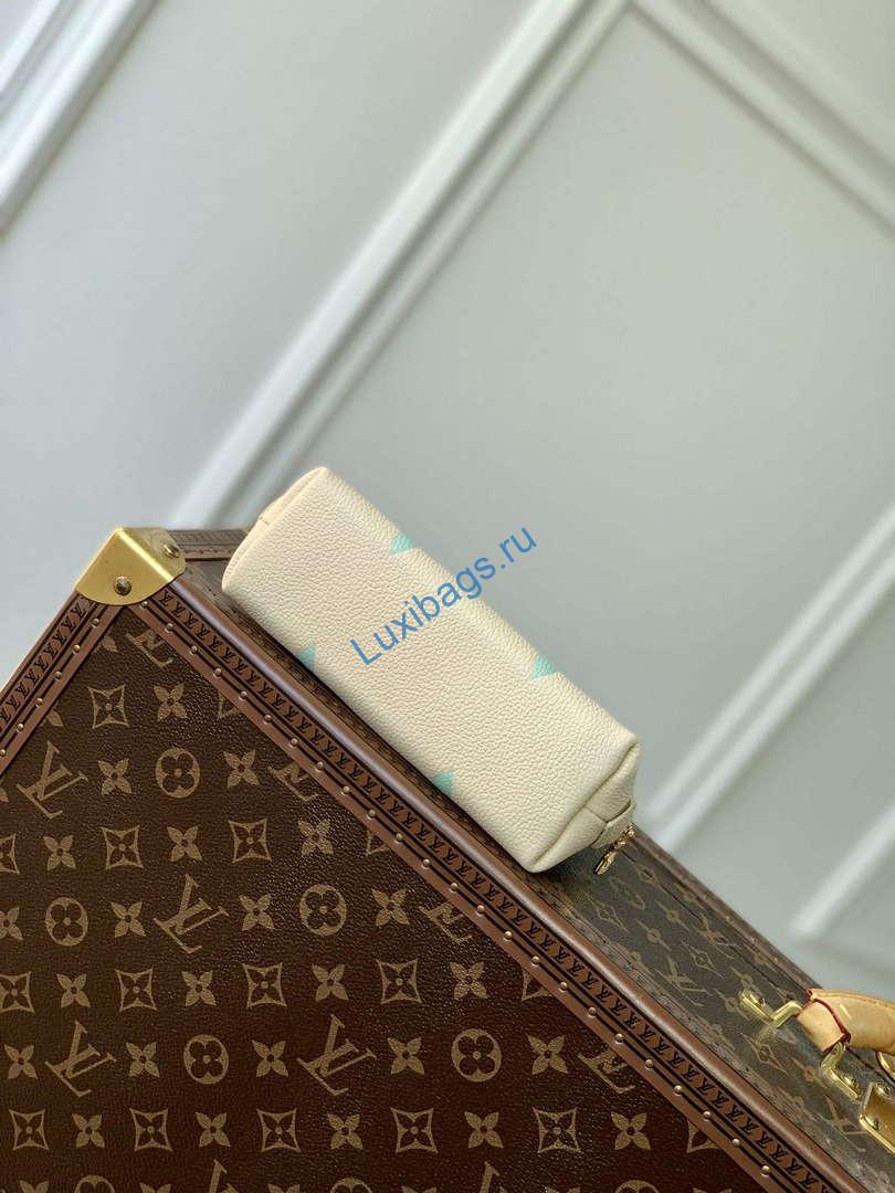 LV M45951 Louis Vuitton Pochette Cosmetique PM Matcha Green - Image 3