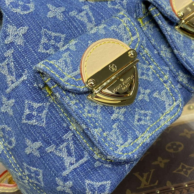 LV M46836 Louis Vuitton Venice Small Backpack Bag Monogram Denim - Image 6