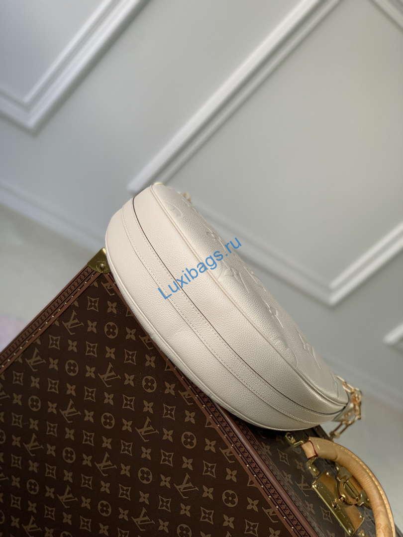 Louis Vuitton LV M46739 Loop Hobo Bag Monogram Empreinte Beige - Image 4