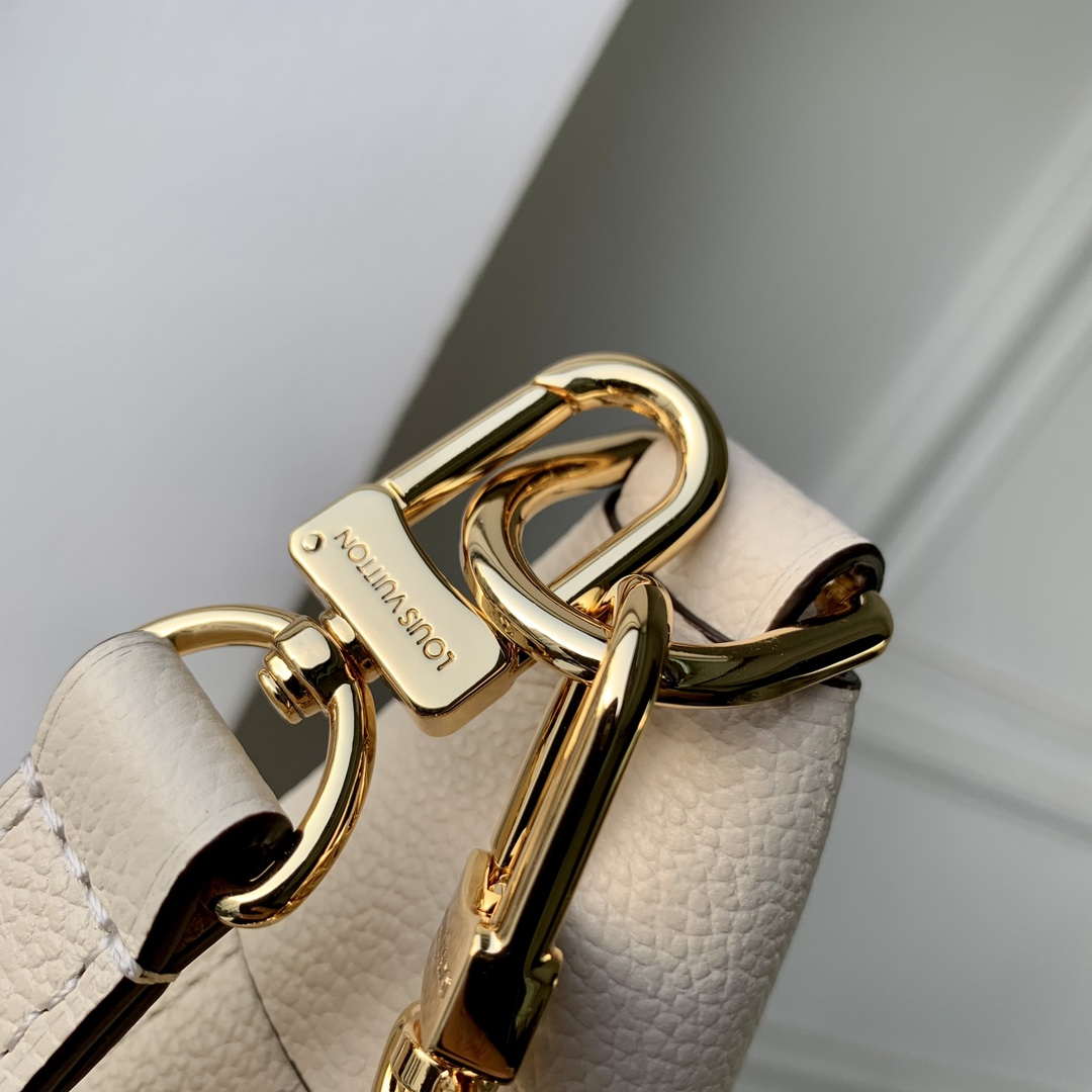Louis Vuitton LV M46739 Loop Hobo Bag Monogram Empreinte Beige - Image 6